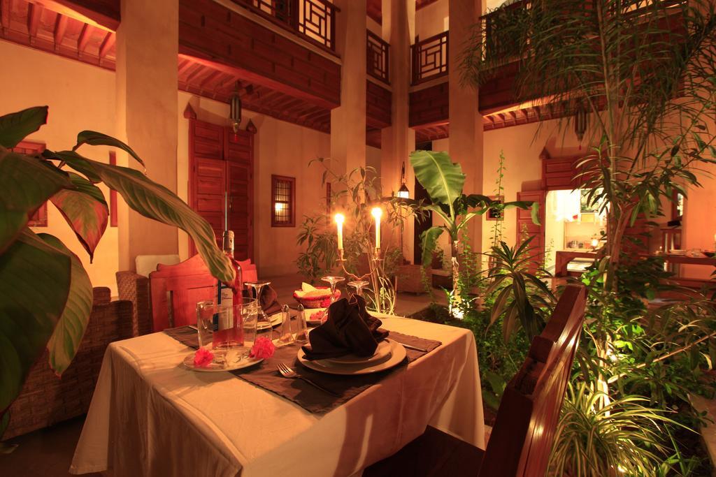 Riad Al Ksar & Spa Марракеш Ресторан фото